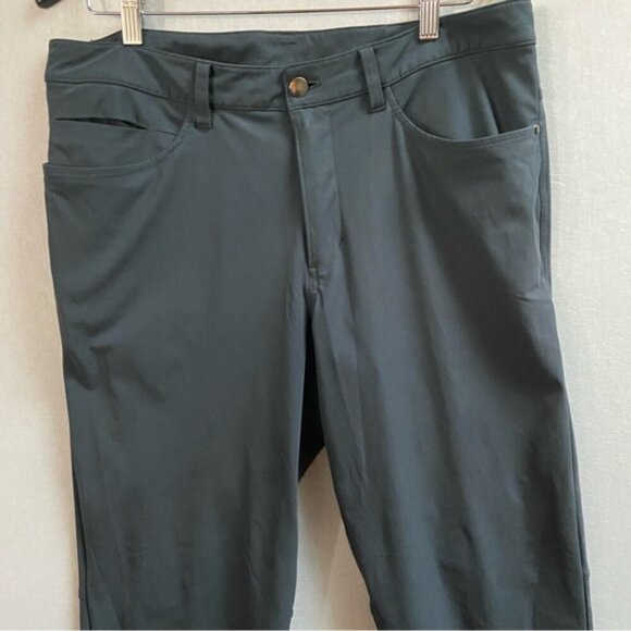 Lululemon Athletica ABC Classic-Fit 5 Pocket Cropped Pant Warpstreme Sz 34” - Picture 5 of 11